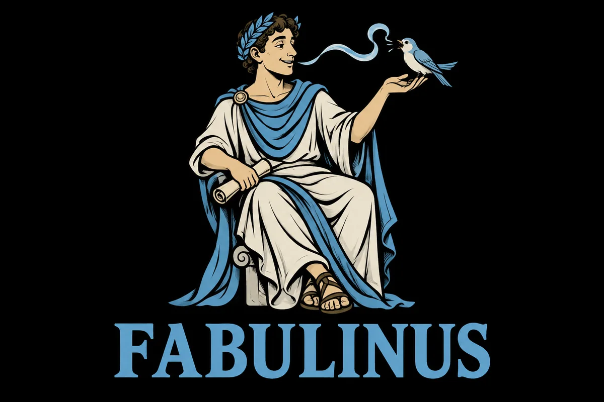 Fabulinus, an original illustrated mythological portrait
