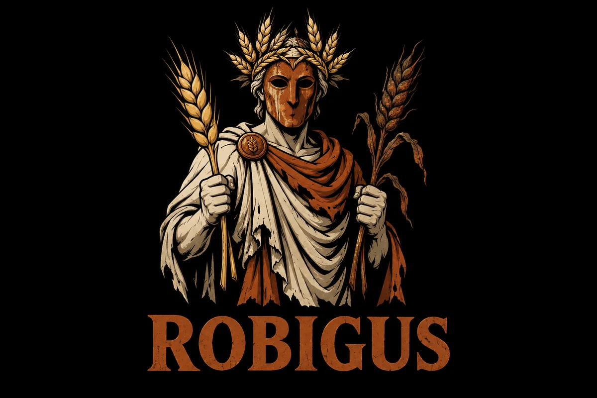 Robigus, an original illustrated mythological portrait